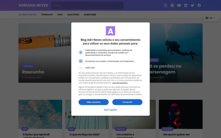 Screenshot of adrineves.com