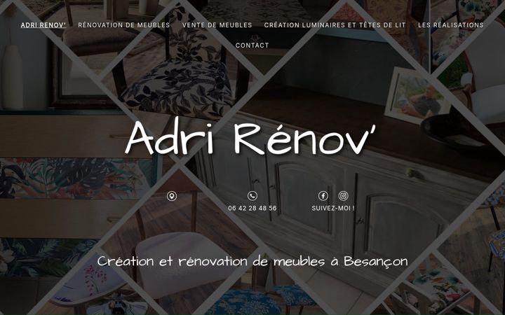 Screenshot of adrirenov.fr