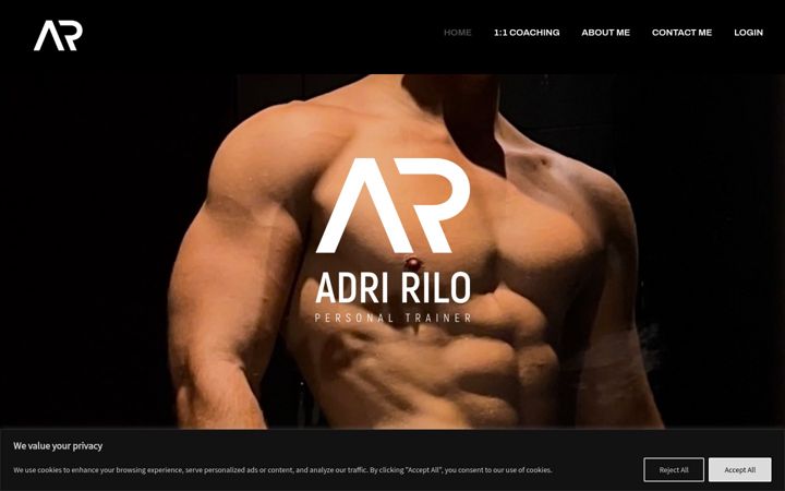 Screenshot of adririlofit.com