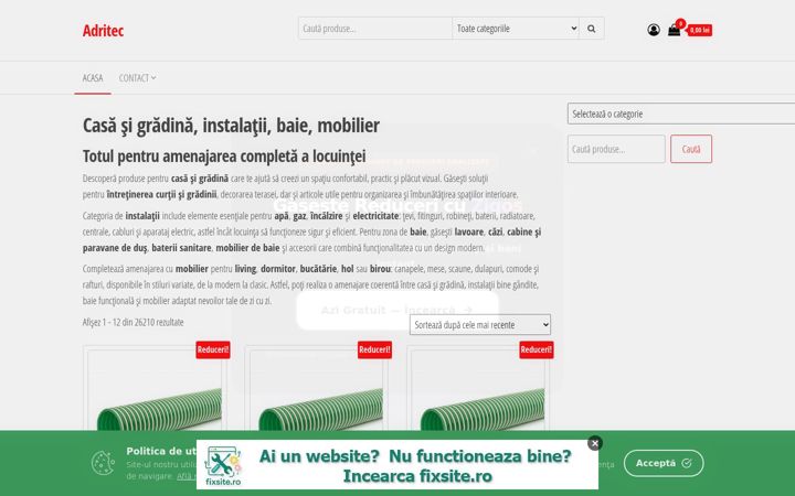 Screenshot of adritec.ro