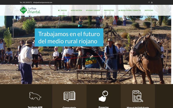 Screenshot of adrlariojaoriental.com