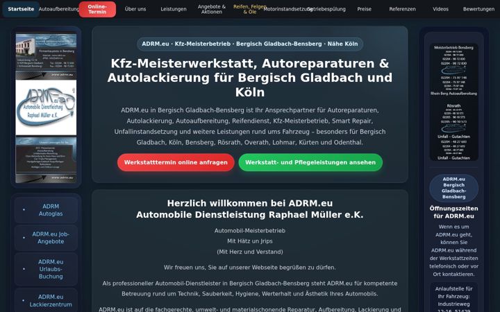 Screenshot of adrm.eu