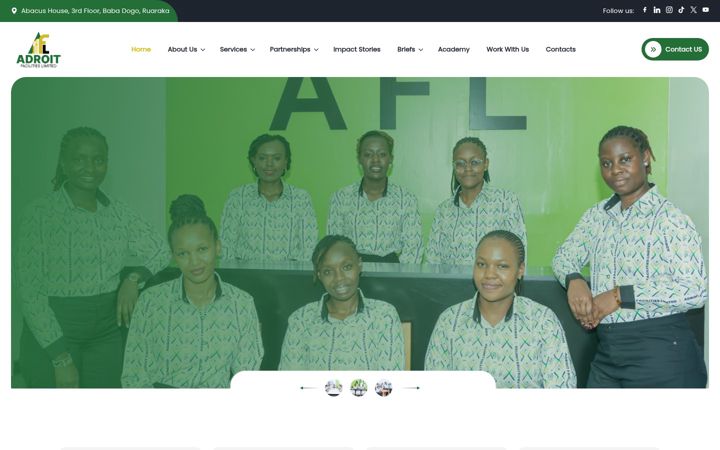 Screenshot of adroitfl.com