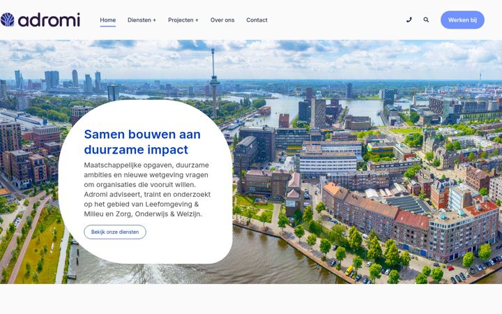 Screenshot of adromigroep.nl