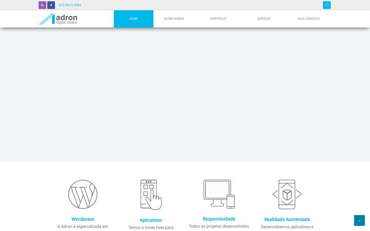 Screenshot of adron.com.br