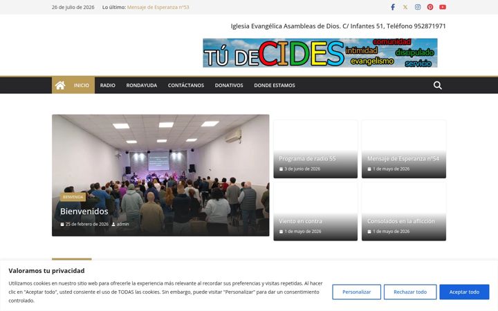 Screenshot von adronda.org