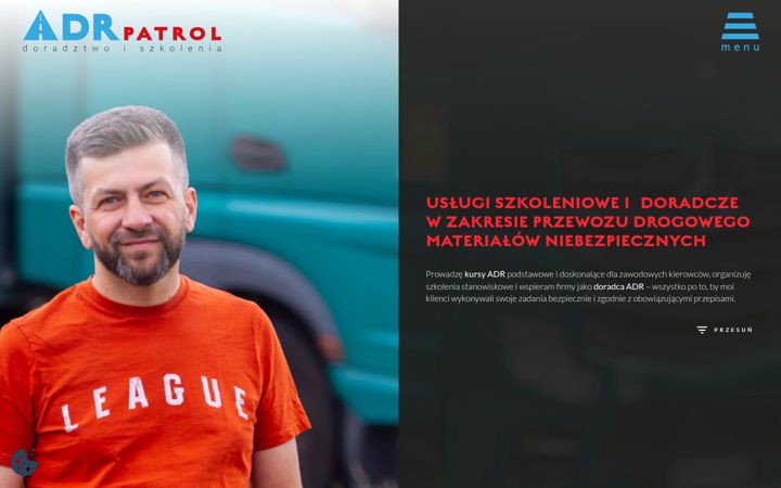 Screenshot von adrpatrol.pl