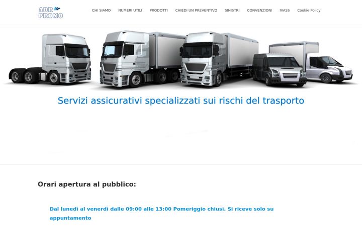 Screenshot of adrpromosrl.it