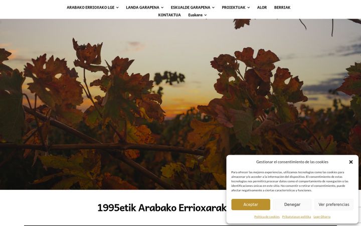 Screenshot of adrriojaalavesa.eus