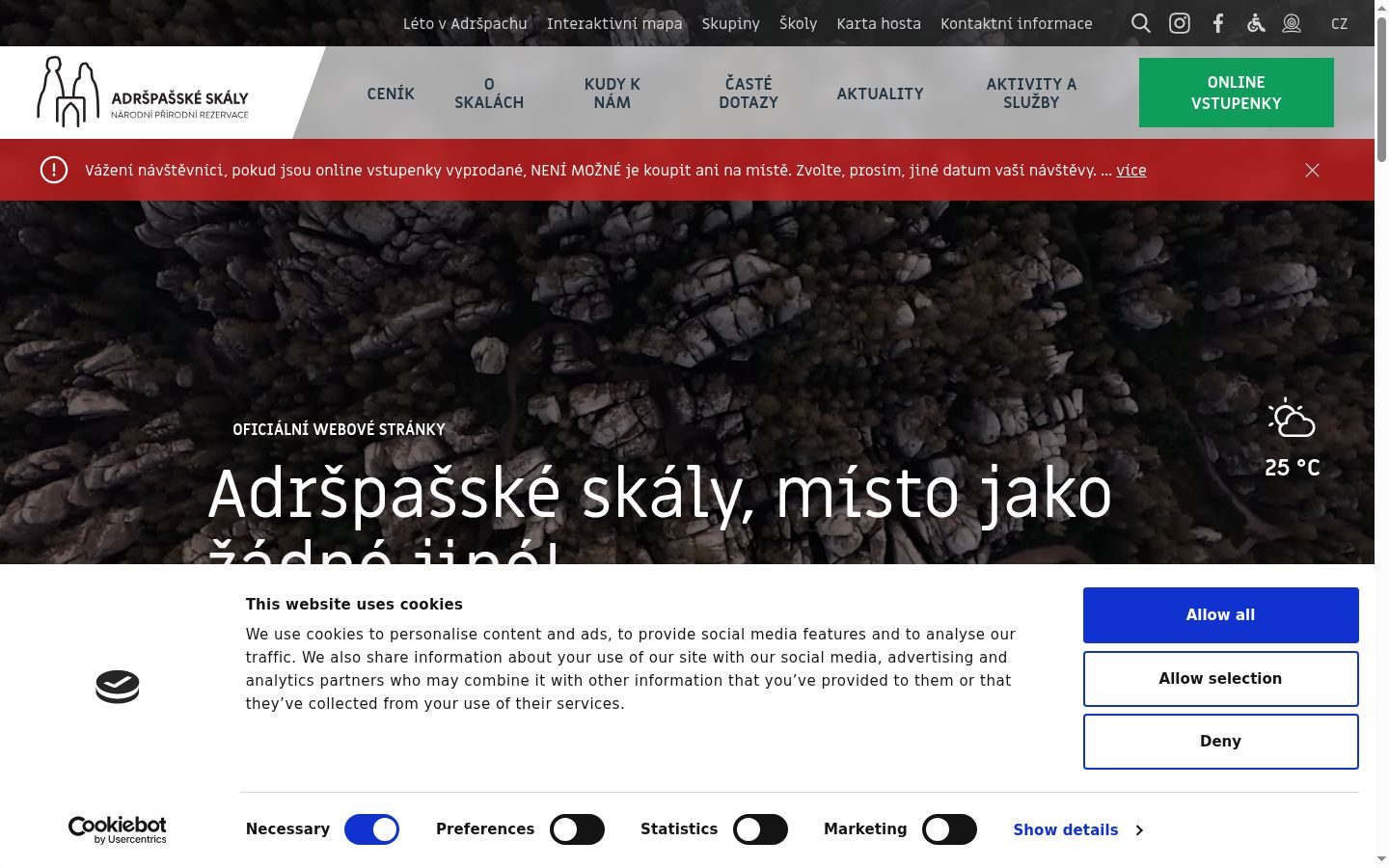 Zrzut ekranu banera zgody wyświetlanego przed jakąkolwiek interakcją