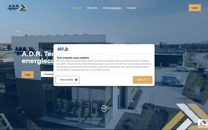 Screenshot of adrtechnics.be