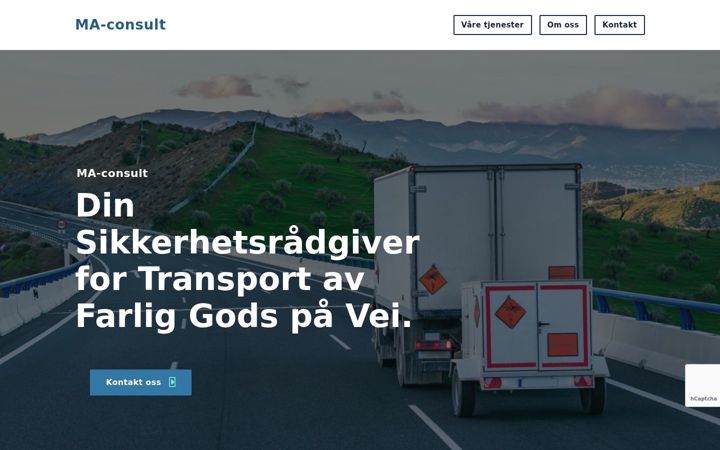 Screenshot of adrtransport.no