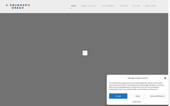 Screenshot of adrummersdream.com