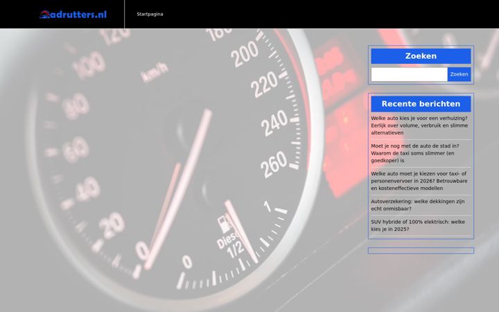 Screenshot of adrutters.nl