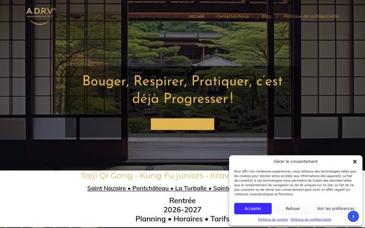 Screenshot of adrv.fr