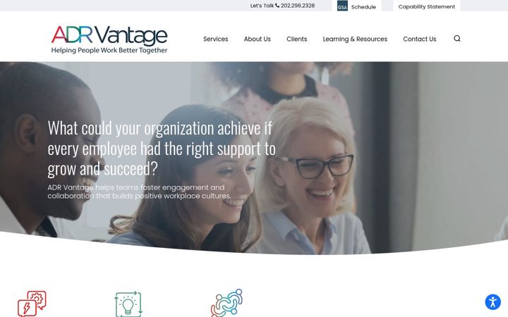 Screenshot of adrvantage.com