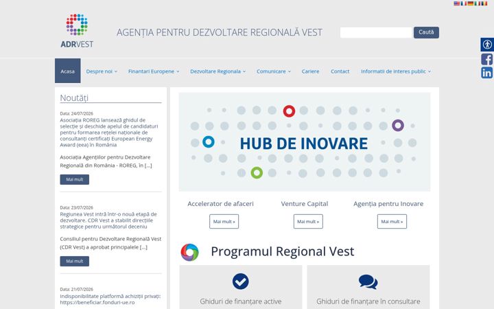 Ekrānuzņēmums no adrvest.ro