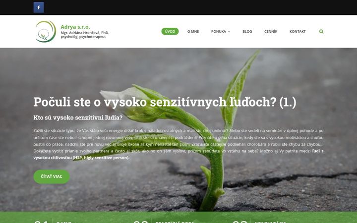 Ekrānuzņēmums no adrya.sk