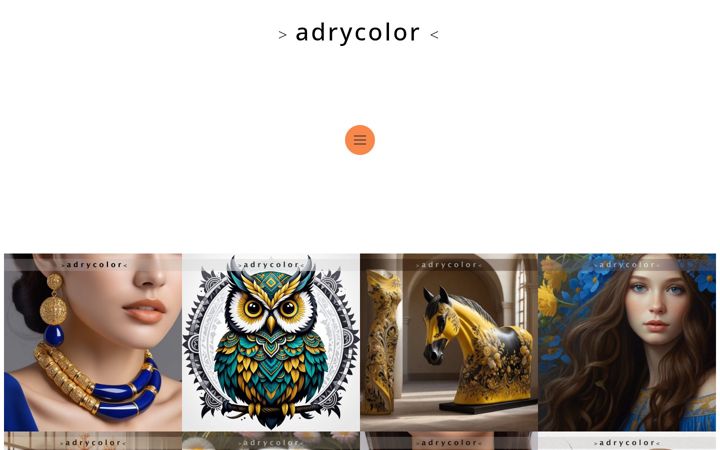 Screenshot of adrycolor.com