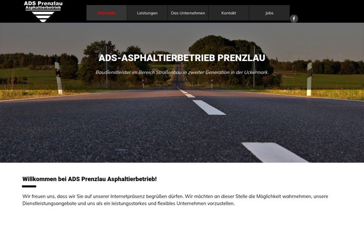 Ekrānuzņēmums no ads-asphaltierbetrieb-prenzlau.de