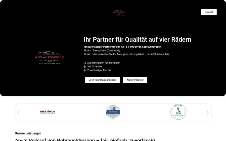 Screenshot of ads-automobile.de