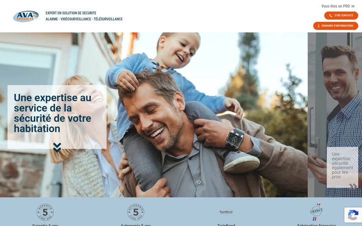 Ekrānuzņēmums no ads-avasecurite.fr