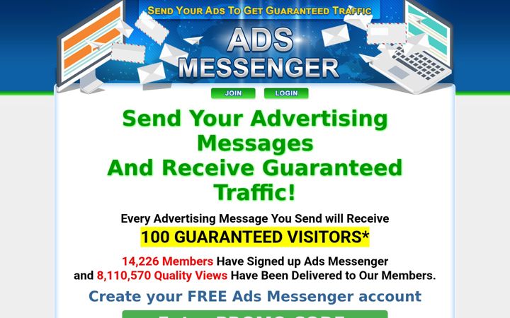 Screenshot of ads-messenger.com