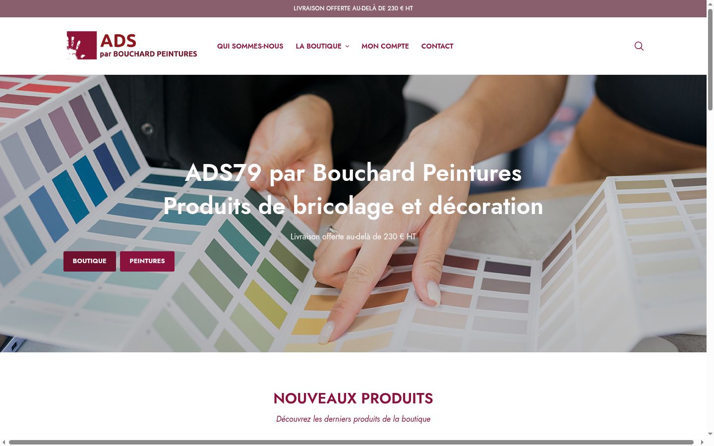 Capture d'écran de la bannière de consentement affichée avant toute interaction