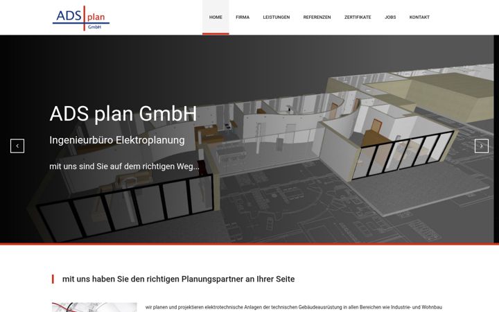 Screenshot of ads-plan.de
