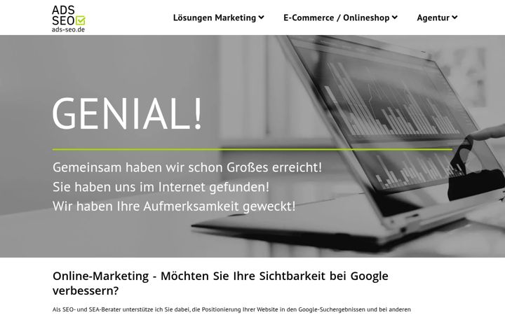 Screenshot του ads-seo.de