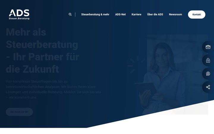 Screenshot of ads-steuer.de
