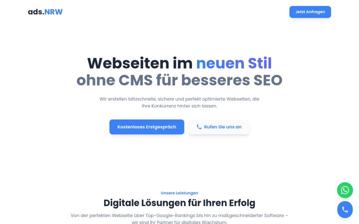 Screenshot of ads.nrw