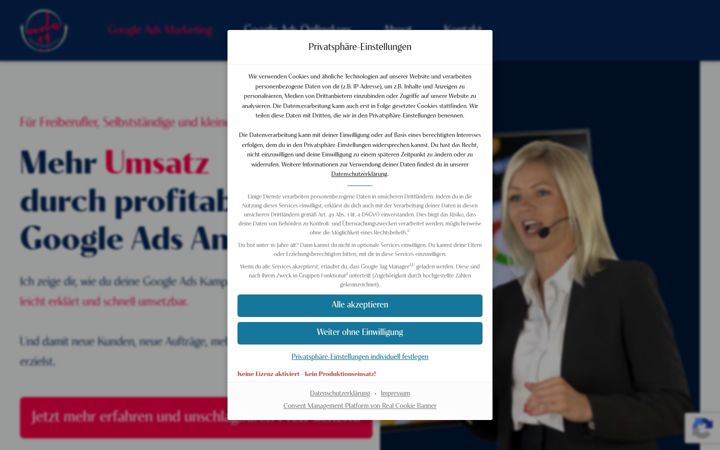 Skærmbillede af ads11-schulung.de