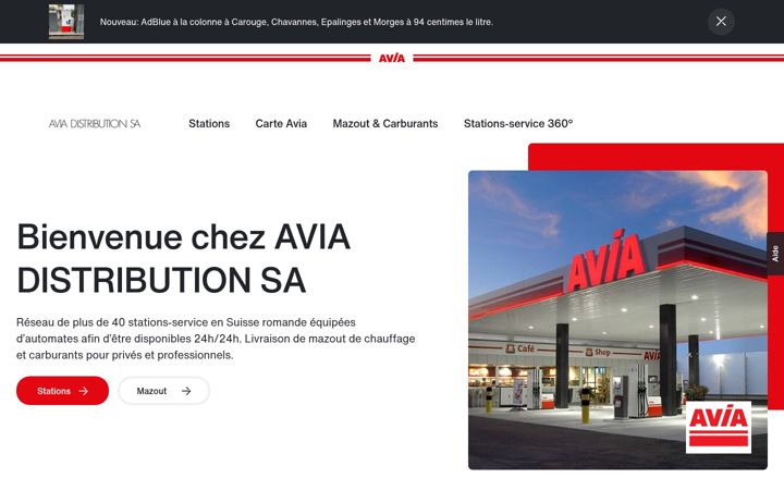 Screenshot of adsa.ch