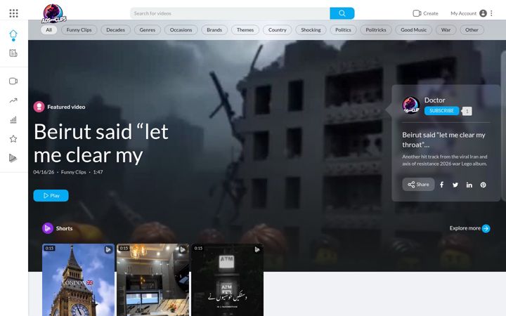 Screenshot di adsandclips.com