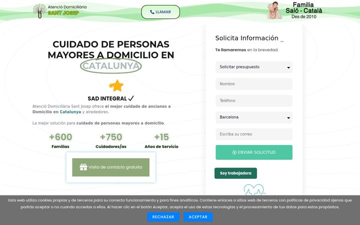 Screenshot di adsantjosep.com