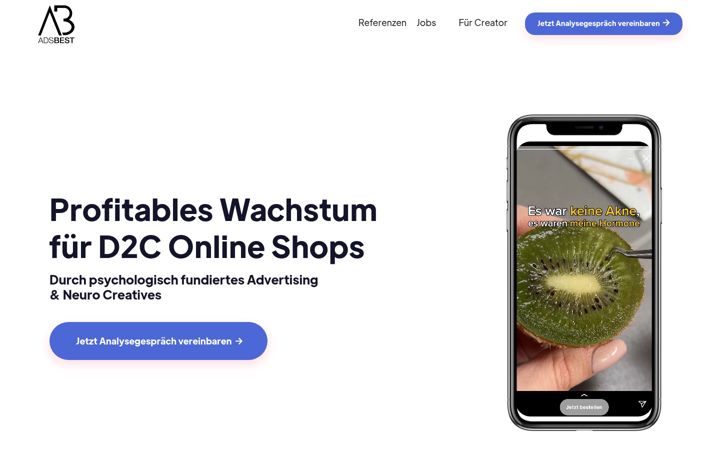 Screenshot of adsbest.de