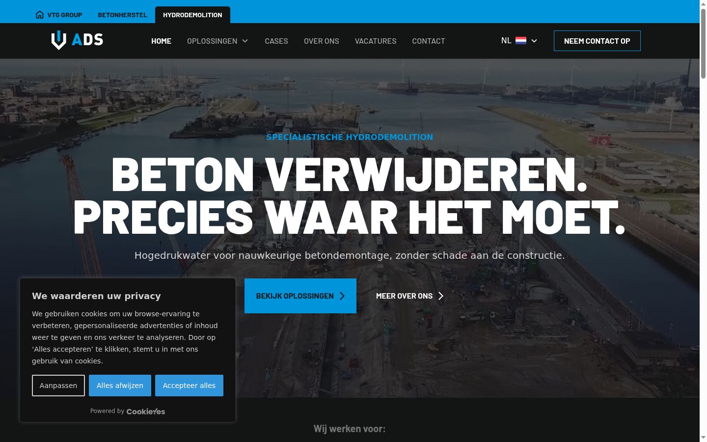 Screenshot tal-banner tal-kunsens muri qabel kwalunkwe interazzjoni