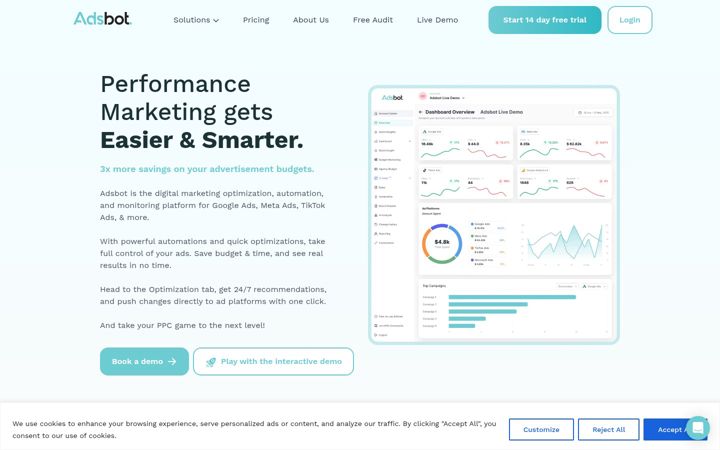 Screenshot of adsbot.co