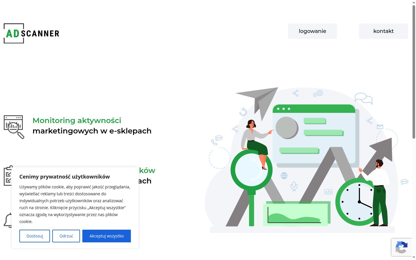 Posnetek zaslona pasice za privolitev, prikazane pred kakršno koli interakcijo