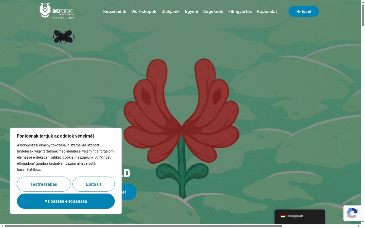 Snimka zaslona bannera za privolu prikazanog prije bilo kakve interakcije