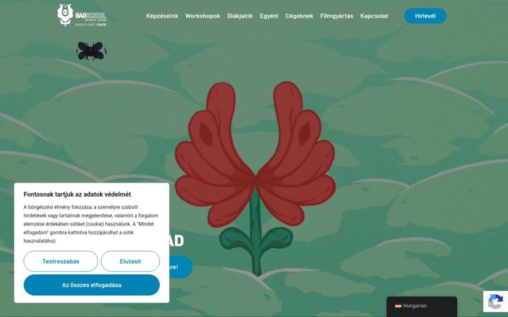 Snimka zaslona za adschool.hu