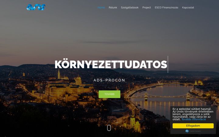 Screenshot of adsconsulting.hu
