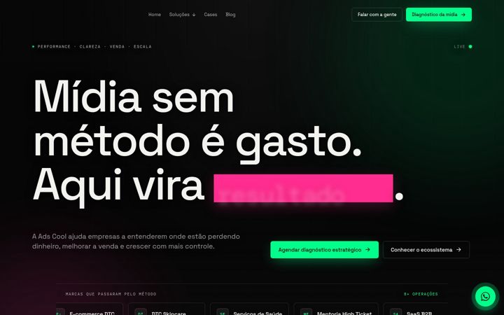 Screenshot of adscool.com.br
