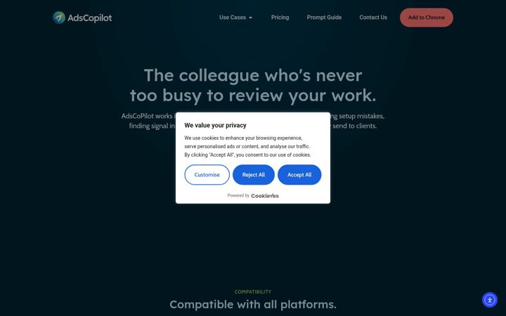 Screenshot di adscopilot.com