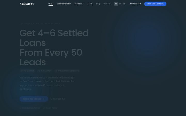 Screenshot of adsdaddy.com