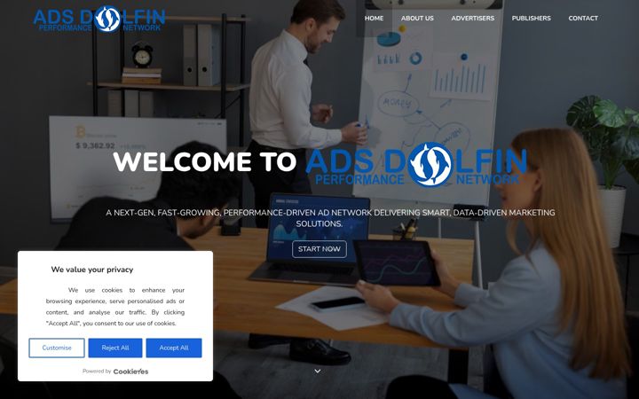 Screenshot di adsdolfin.com