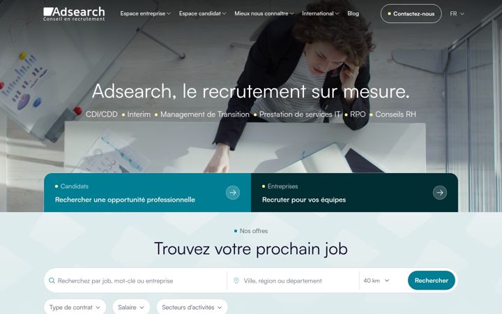 Screenshot of adsearch.fr