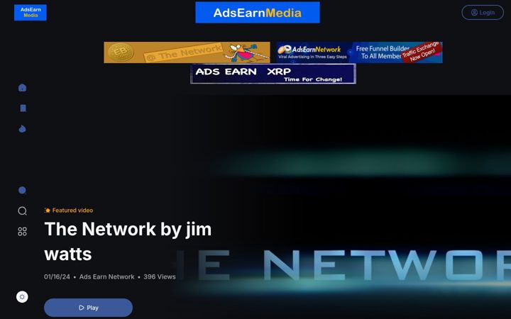 Screenshot of adsearnmedia.com