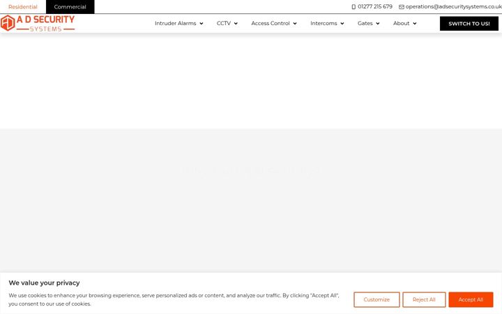 Екранна снимка на adsecuritysystems.co.uk